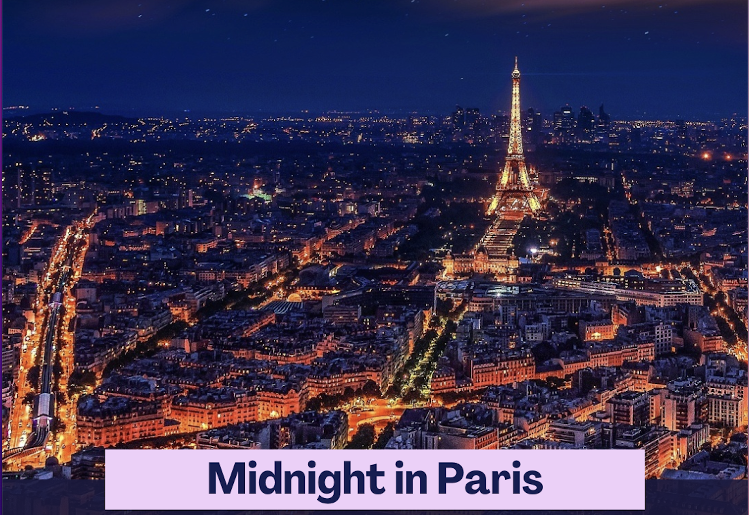Homecoming theme midnight in paris